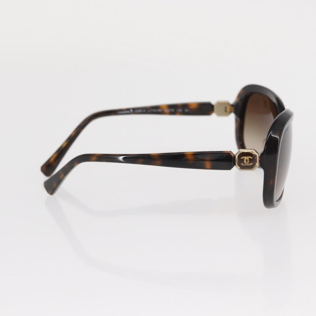 Chanel Logo Cc Sunglasses Plastic Brown Plastic Sunglasse Accessory (Pre-Owned)
