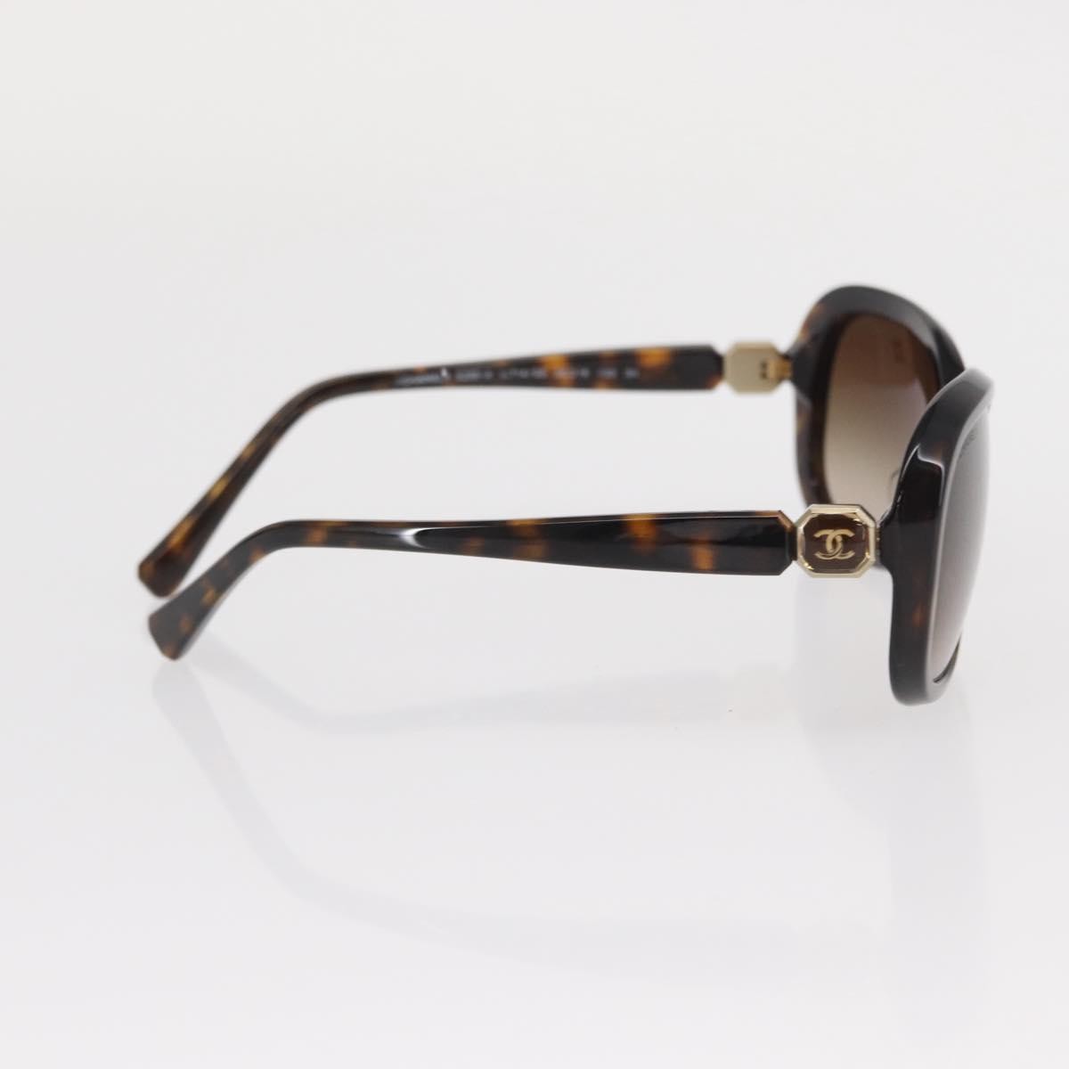 Chanel Logo Cc Sunglasses Plastic Brown Plastic Sunglasse Accessory (Pre-Owned)