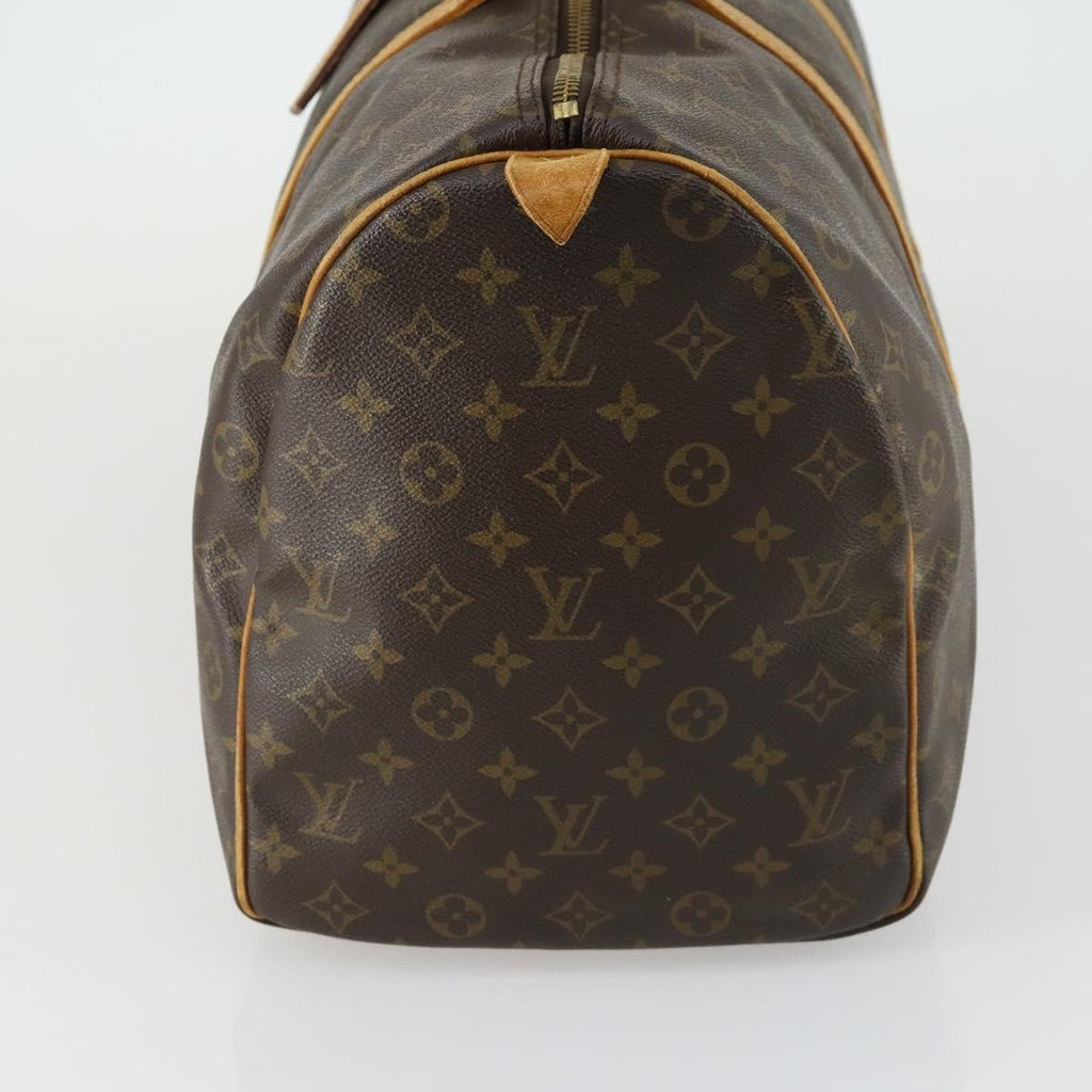 Louis Vuitton Keepall Bag Monogram Canvas Brown Canvas Travel Bag Bag (Pre-Owned)