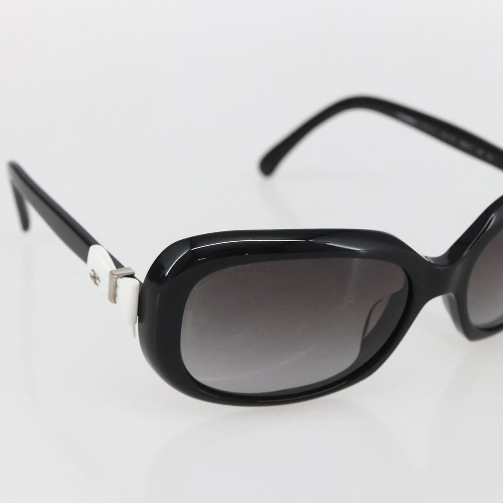 Chanel Logo Cc Sunglasses Plastic Black Plastic Sunglasse Accessory (Pre-Owned)