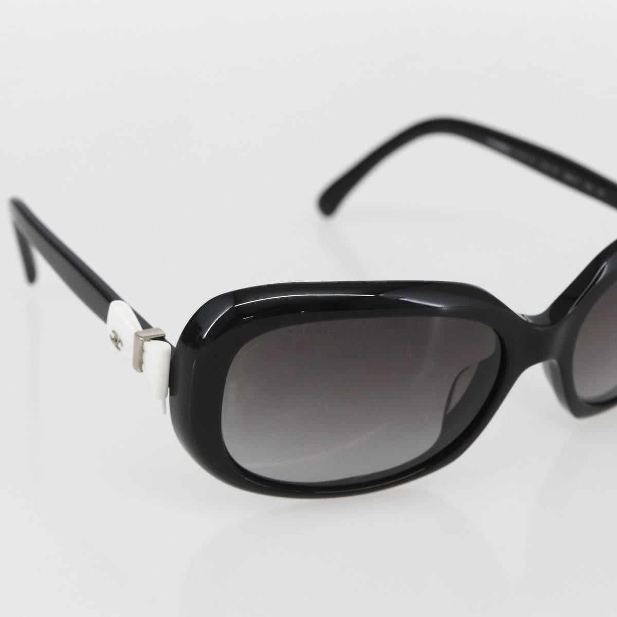 Chanel Logo Cc Sunglasses Plastic Black Plastic Sunglasse Accessory (Pre-Owned)
