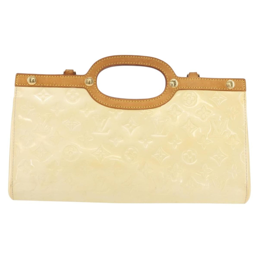 Louis Vuitton Roxbury Drive Handbag Monogram Vernis Yellow Patent_Leather Handbag (Pre-Owned)