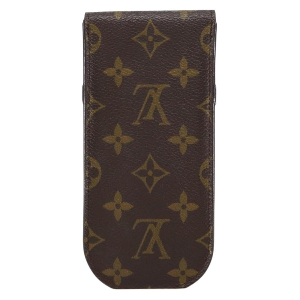 Louis Vuitton Etui À Lunette Canvas Brown Canvas Wallets Accessory (Pre-Owned)