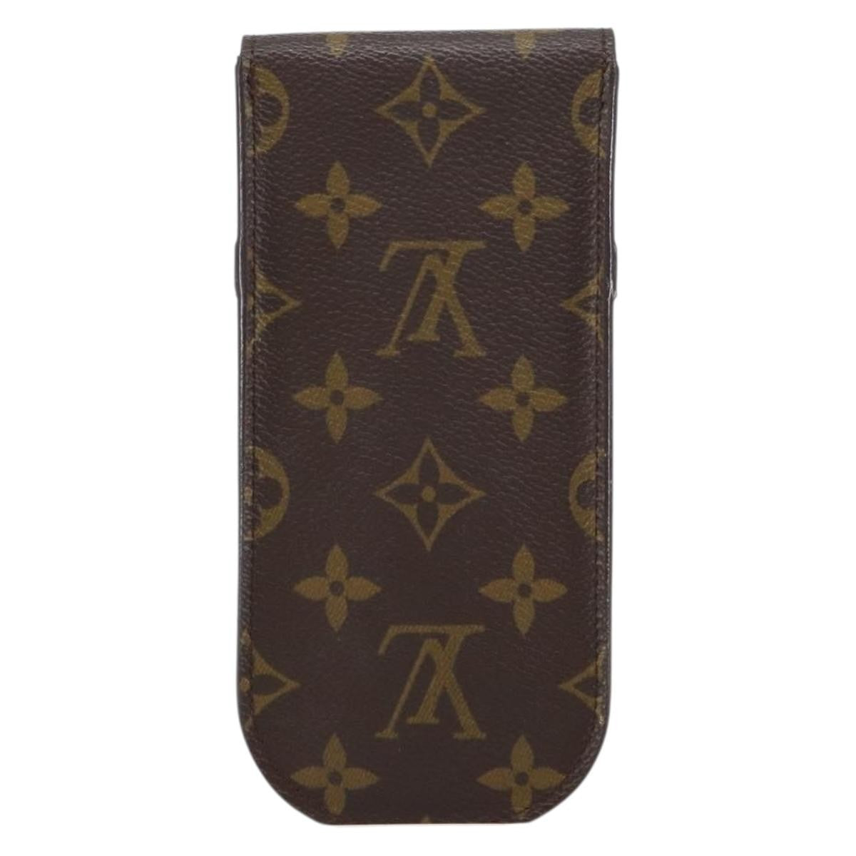 Louis Vuitton Etui À Lunette Canvas Brown Canvas Wallets Accessory (Pre-Owned)
