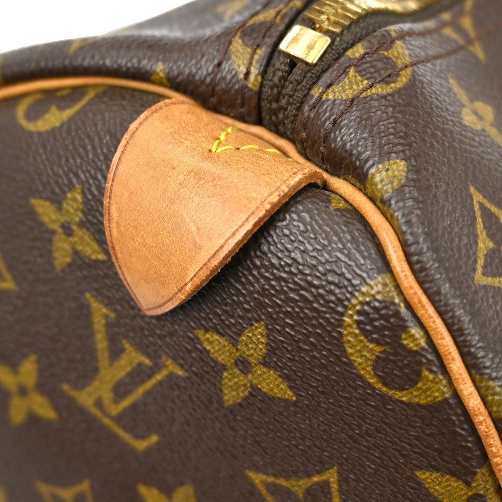 Louis Vuitton Keepall Bag Monogram Canvas Brown Canvas Travel Bag Bag (Pre-Owned)