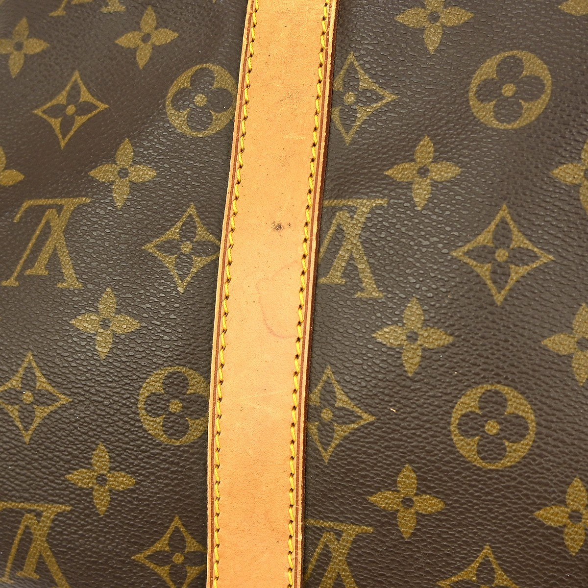 Louis Vuitton Keepall Bag Monogram Canvas Brown Canvas Travel Bag Bag (Pre-Owned)