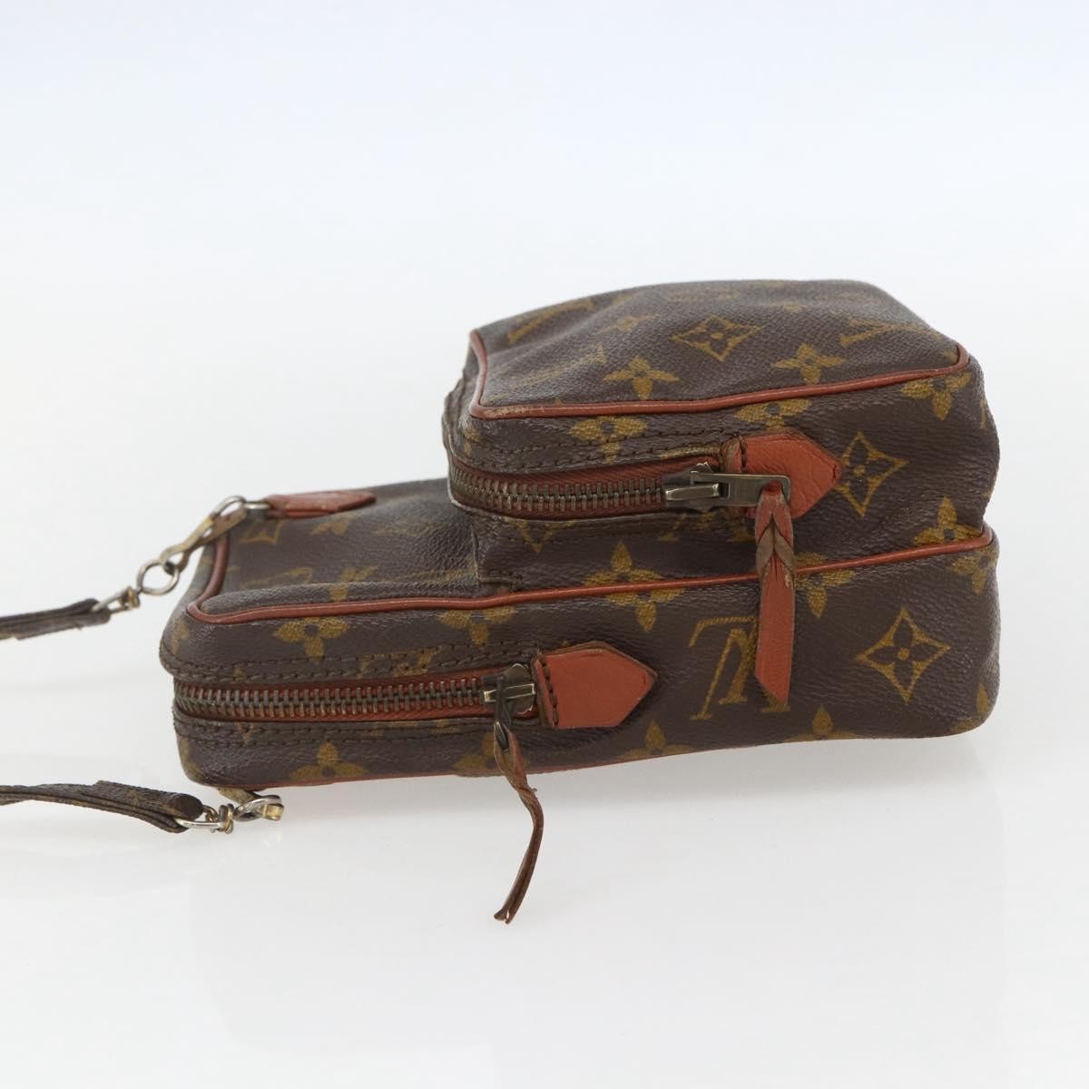 Louis Vuitton Amazone Bag Monogram Canvas Brown Canvas Shoulder Bag Bag (Pre-Owned)