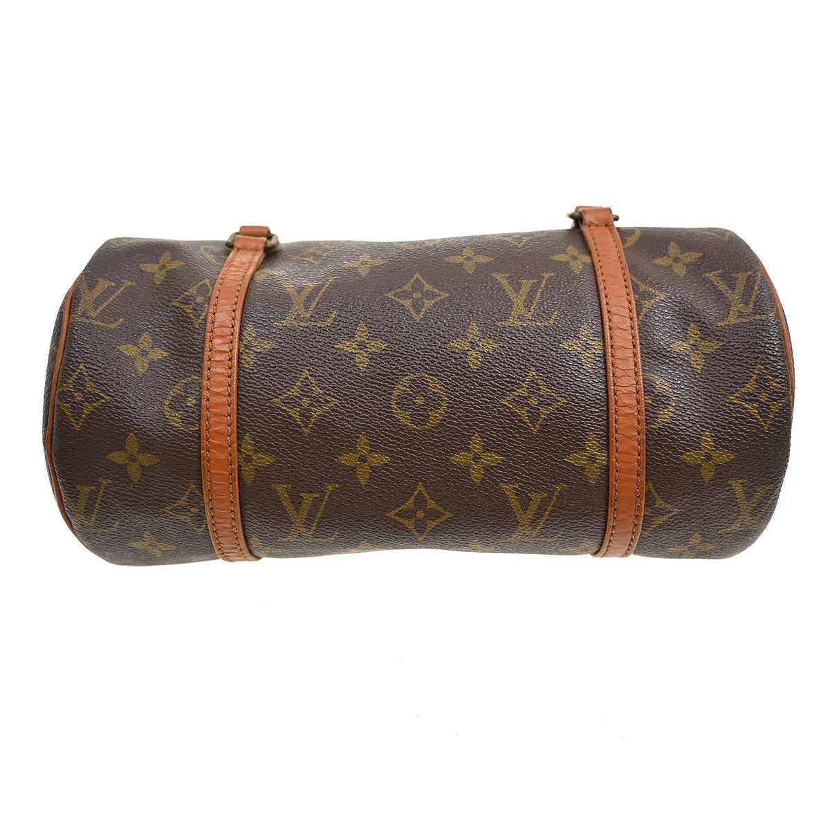 Louis Vuitton Papillon Handbag Monogram Canvas Brown Canvas Handbag (Pre-Owned)