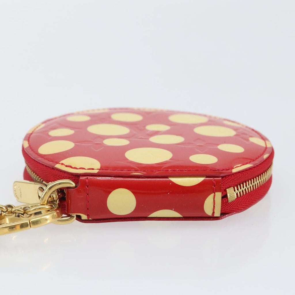 Louis Vuitton Boite Chapeau Coin Purse Patent Leather Red Patent_Leather Wallets Accessory (Pre-Owned)