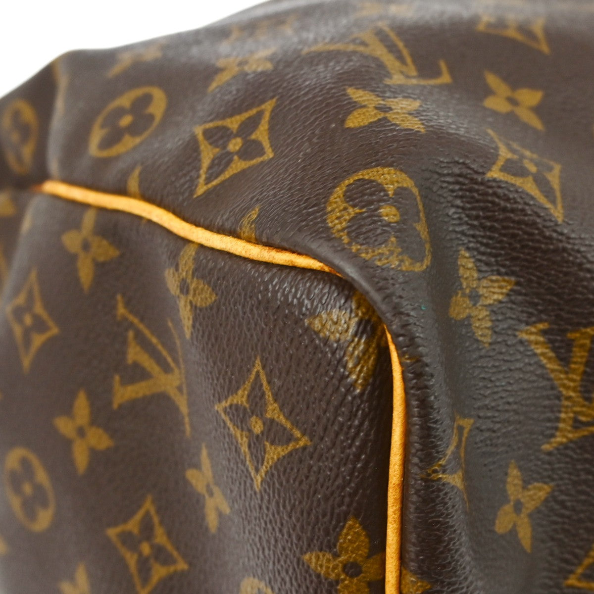 Louis Vuitton Keepall Bag Monogram Canvas Brown Canvas Travel Bag Bag (Pre-Owned)