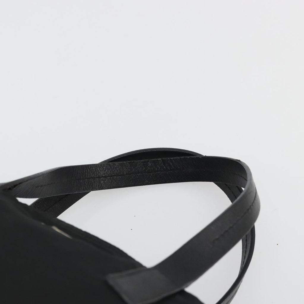 Prada Vintage Handbag Tessuto Black Nylon Handbag (Pre-Owned)