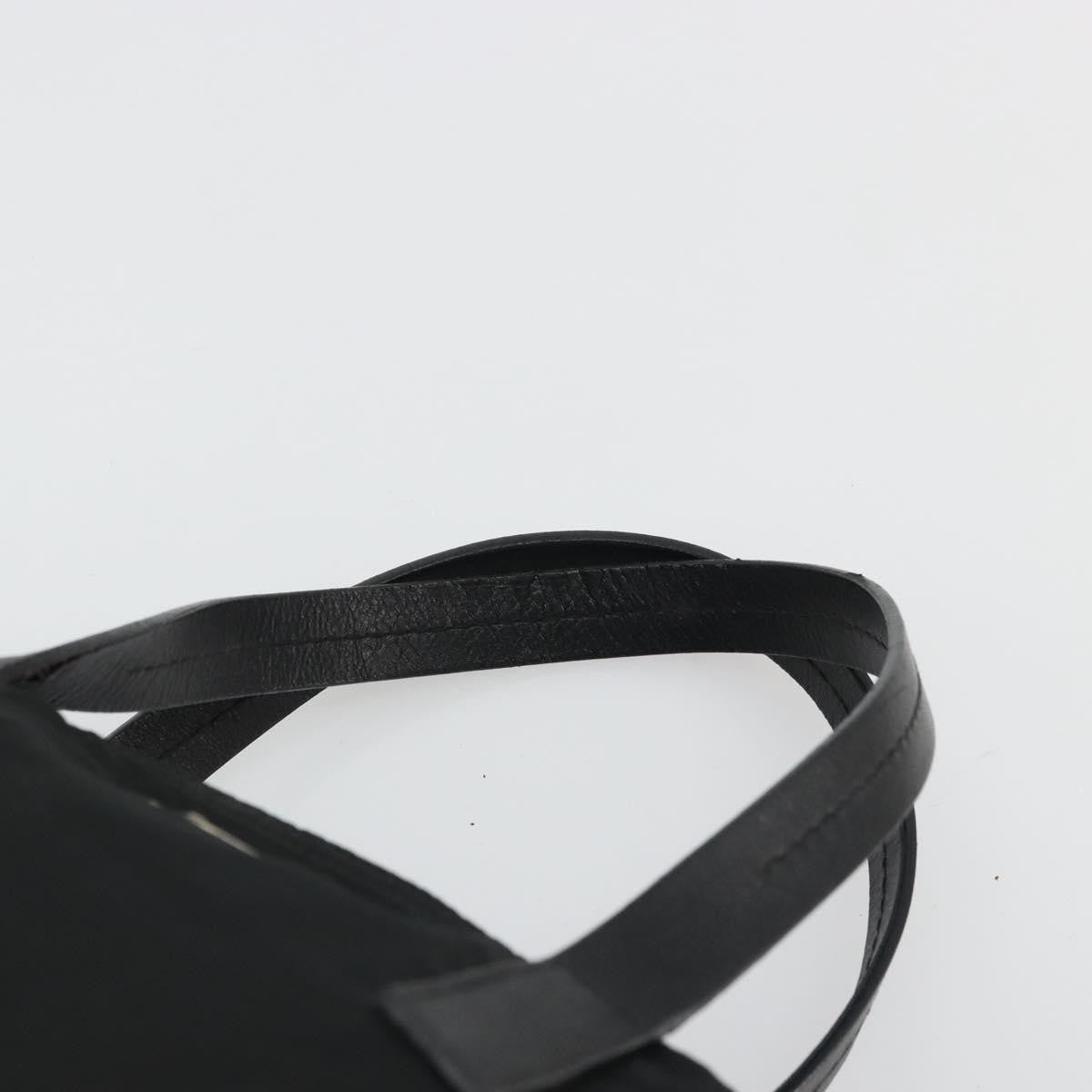 Prada Vintage Handbag Tessuto Black Nylon Handbag (Pre-Owned)