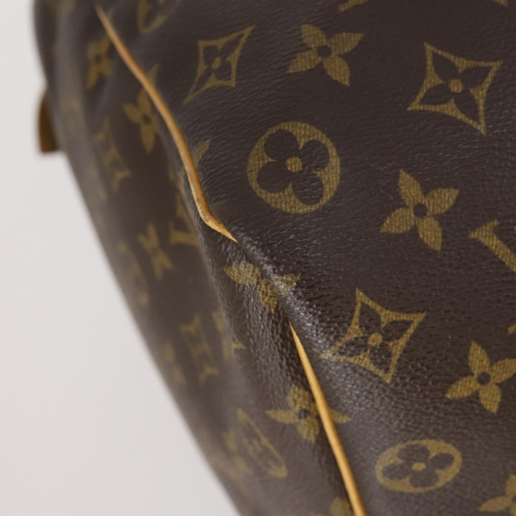Louis Vuitton Keepall Bag Monogram Canvas Brown Canvas Travel Bag Bag (Pre-Owned)