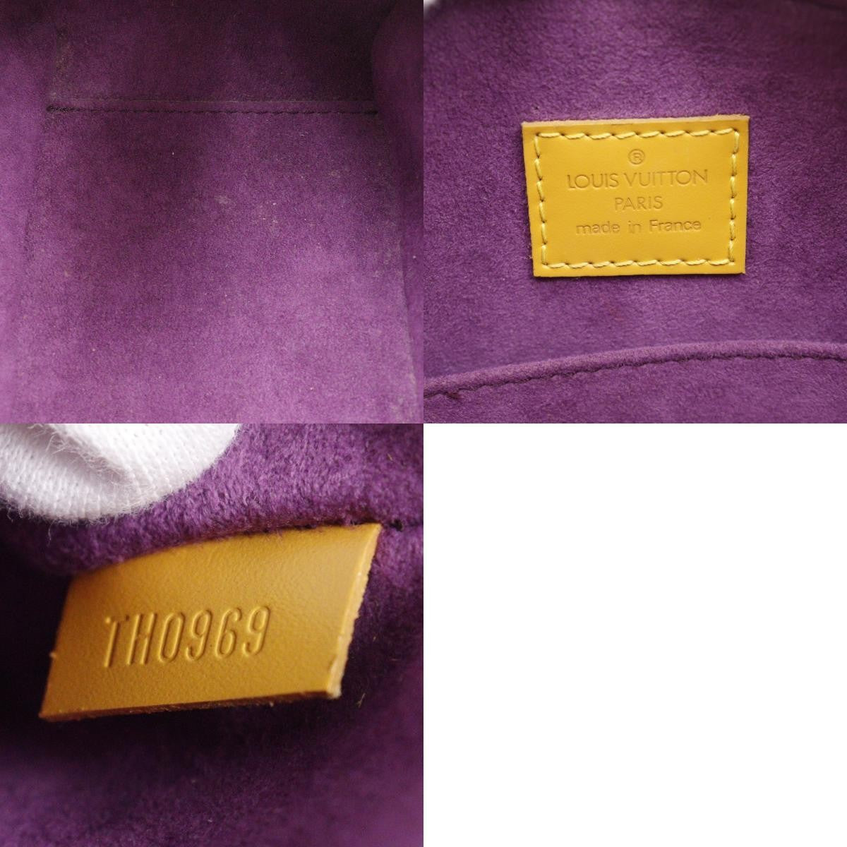 Louis Vuitton Jasmin Bag Epi Leather Yellow Leather Handbag (Pre-Owned)
