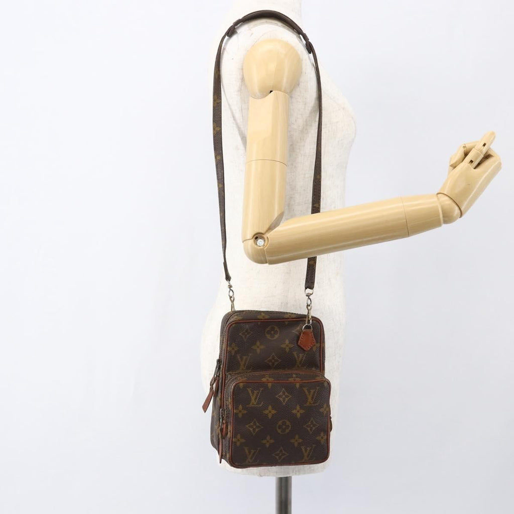 Louis Vuitton Amazone Bag Monogram Canvas Brown Canvas Shoulder Bag Bag (Pre-Owned)