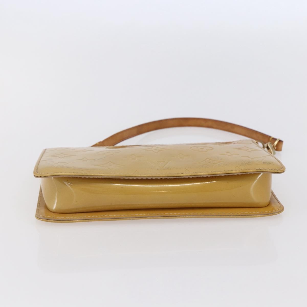 Louis Vuitton Lexington Pochette Monogram Vernis Beige Patent_Leather Clutche & Pouche Bag (Pre-Owned)