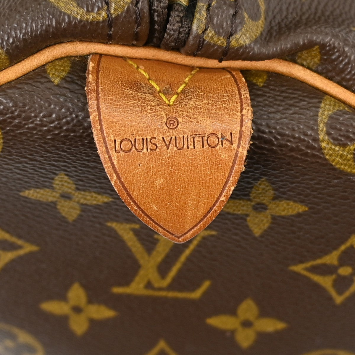 Louis Vuitton Keepall Bag Monogram Canvas Brown Canvas Travel Bag Bag (Pre-Owned)