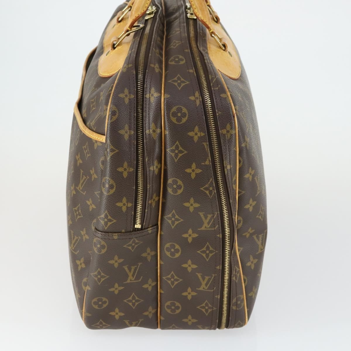 Louis Vuitton Alize Bag Monogram Canvas Brown Canvas Travel Bag Bag (Pre-Owned)