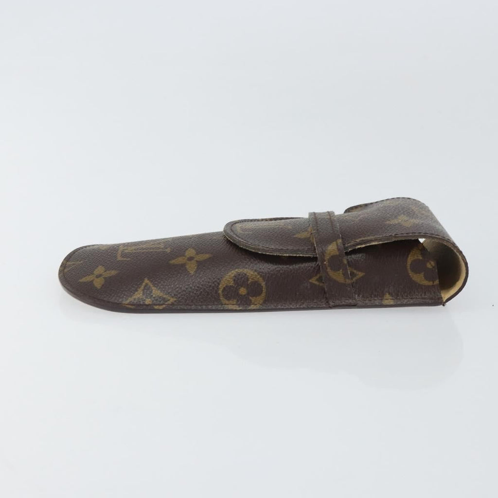 Louis Vuitton Etui À Stylo Canvas Brown Canvas Clutche & Pouche Bag (Pre-Owned)