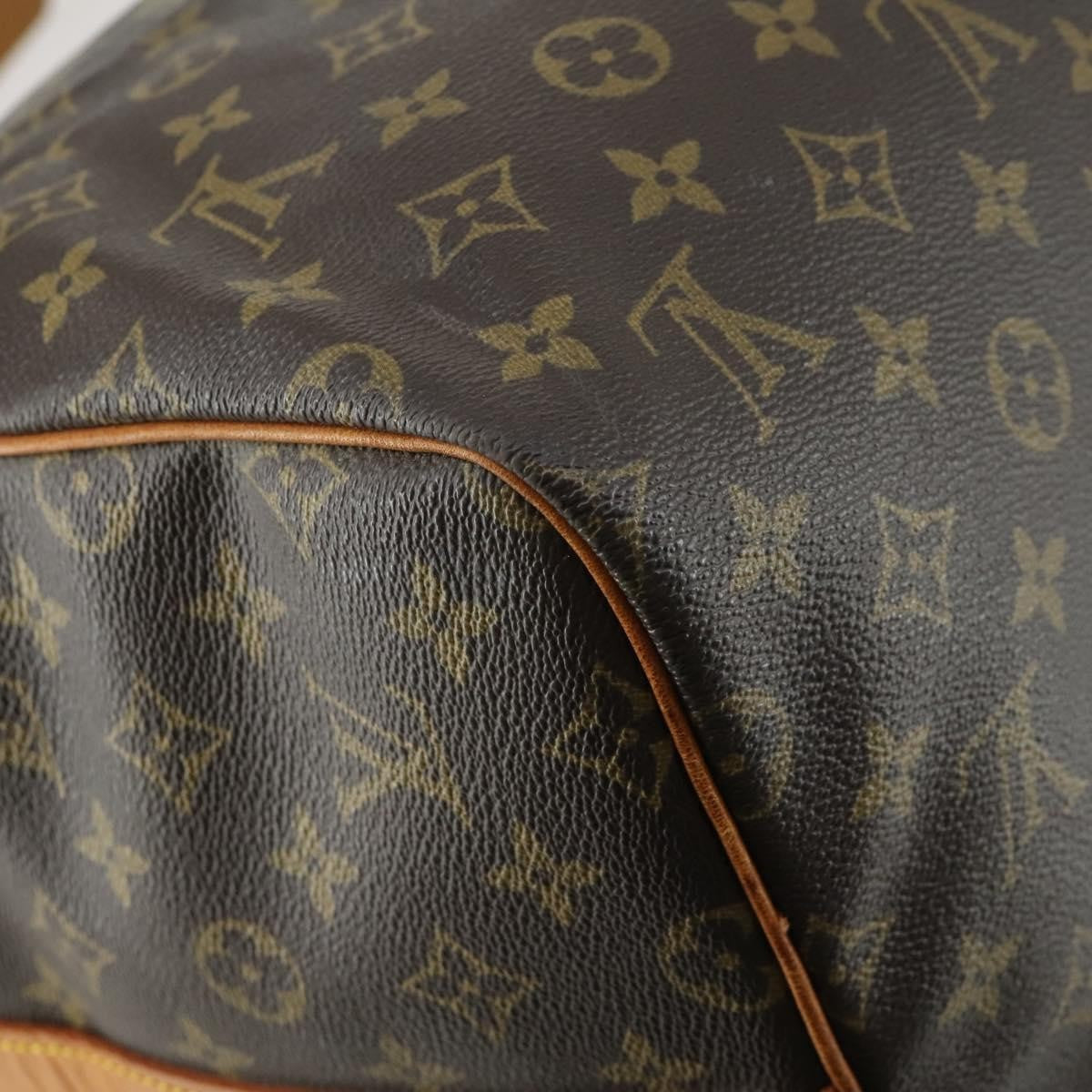 Louis Vuitton Keepall Bandouliere Bag Monogram Canvas Brown Canvas Travel Bag Bag (Pre-Owned)