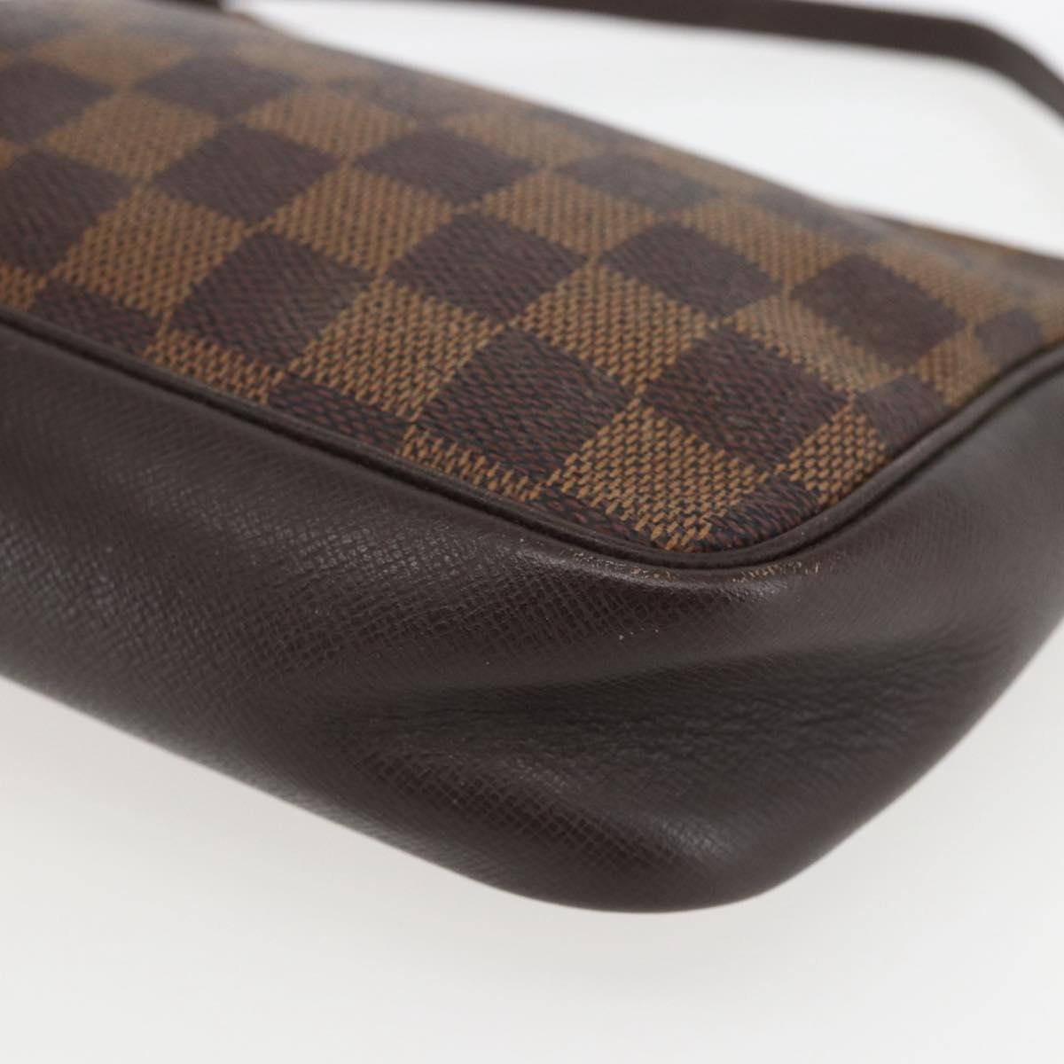 Louis Vuitton Trousse Make Up Bag Damier Canvas Brown Canvas Clutche & Pouche Bag (Pre-Owned)