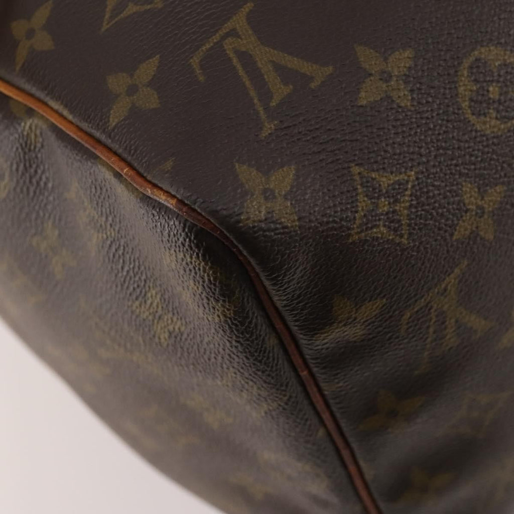 Louis Vuitton Keepall Bag Monogram Canvas Brown Canvas Travel Bag Bag (Pre-Owned)
