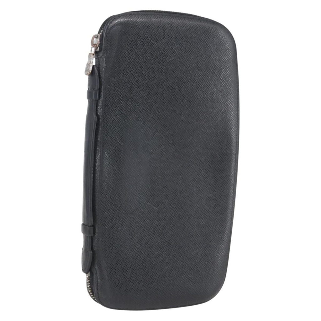 Louis Vuitton Organizer De Voyage Travel Wallet Leather Black Leather Wallets Accessory (Pre-Owned)