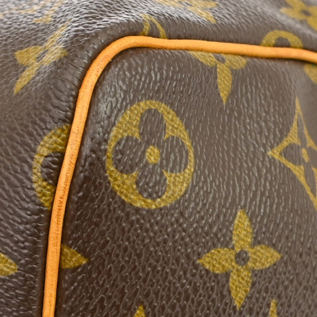 Louis Vuitton Keepall Bag Monogram Canvas Brown Canvas Travel Bag Bag (Pre-Owned)