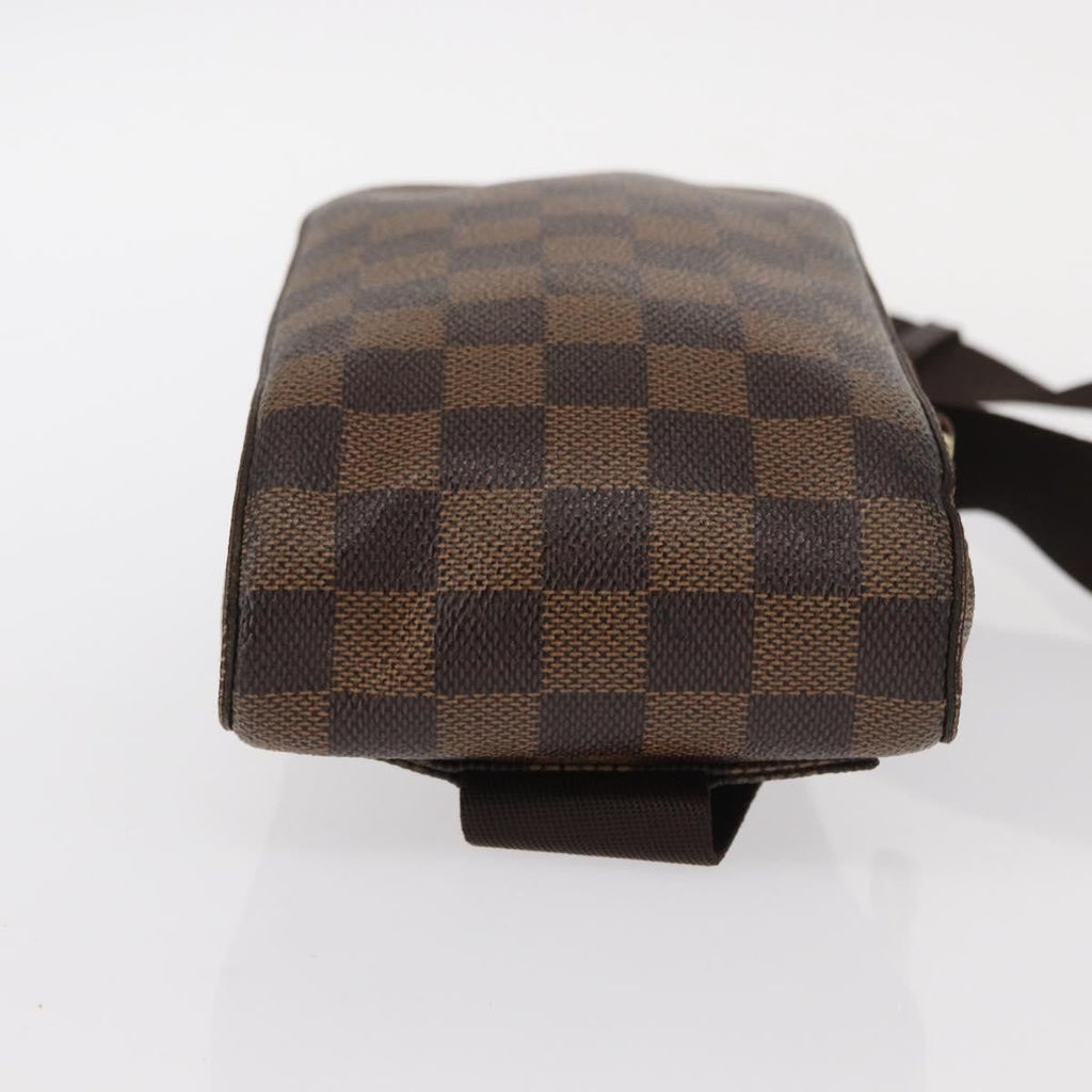 Louis Vuitton Geronimos Waist Bag Damier Brown Canvas Shoulder Bag Bag (Pre-Owned)
