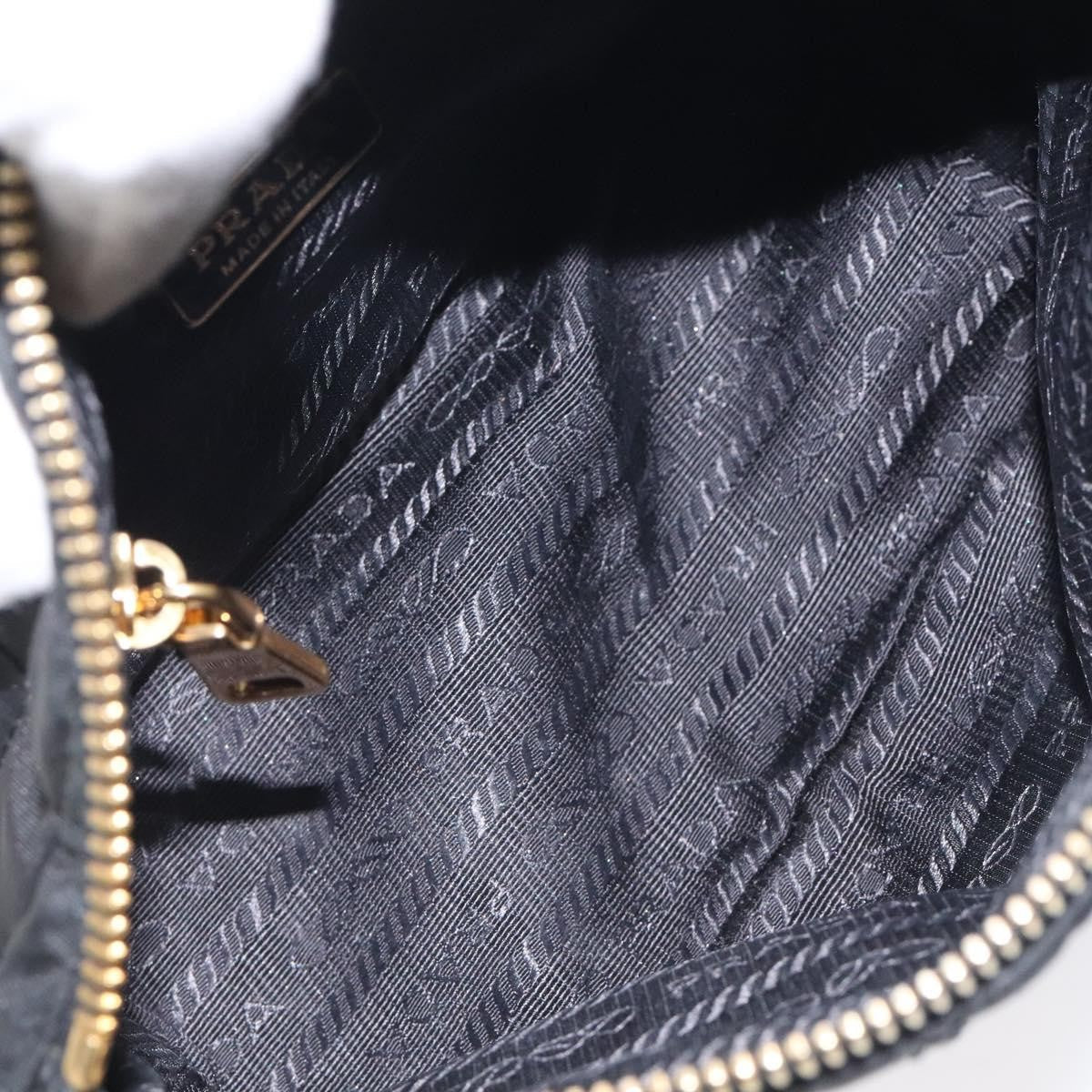 Prada Vintage Pouch Tessuto Gold Nylon Clutche & Pouche Bag (Pre-Owned)