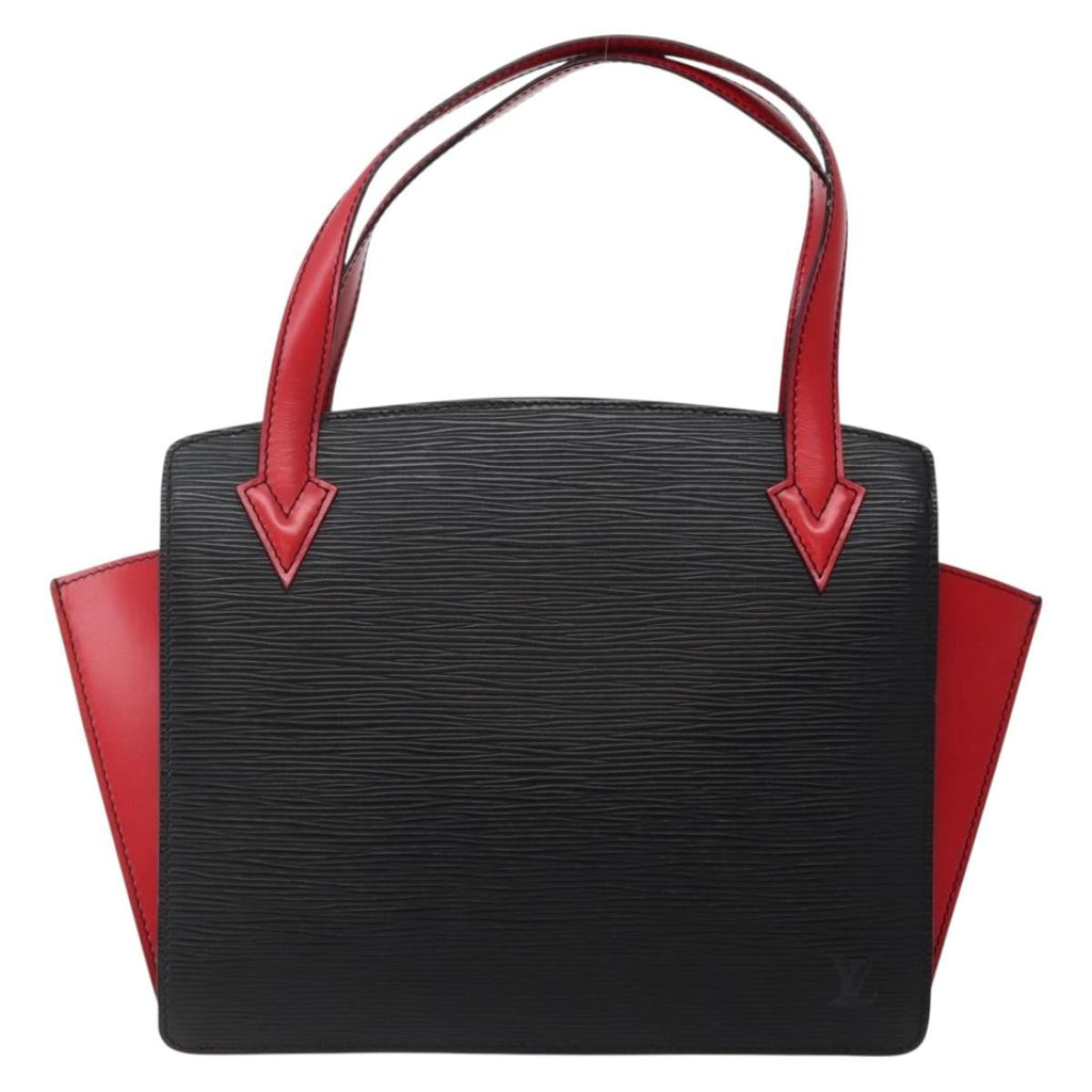 Louis Vuitton Varenne Handbag Epi Leather Black Leather Bag (Pre-Owned)