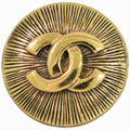 Chanel Cc Brooch Metal Gold Gold_Plated Brooch Jewelry (Pre-Owned)