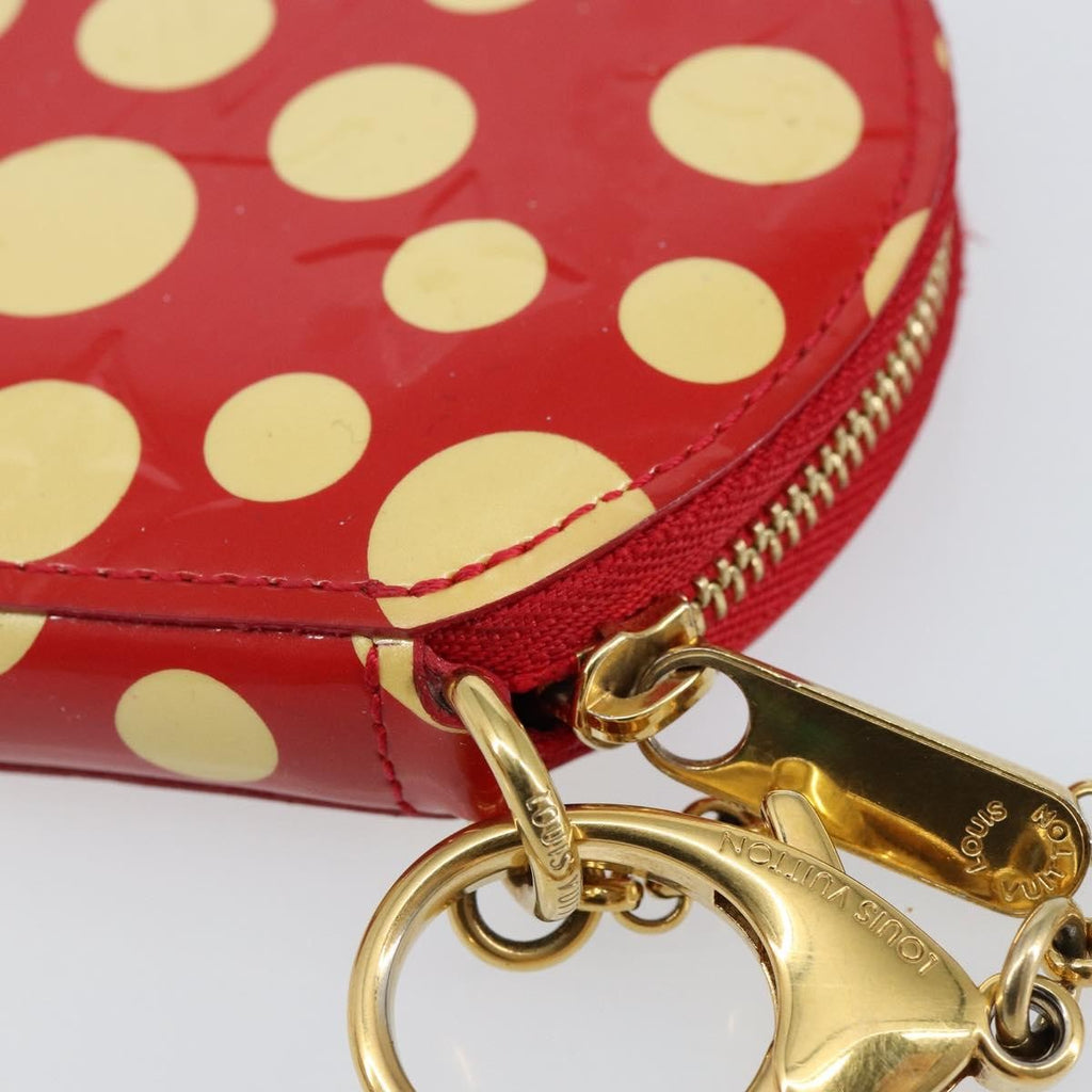 Louis Vuitton Boite Chapeau Coin Purse Patent Leather Red Patent_Leather Wallets Accessory (Pre-Owned)