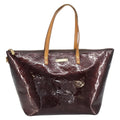 Louis Vuitton Bellevue Handbag Monogram Vernis Purple Patent_Leather Tote Bag Bag (Pre-Owned)