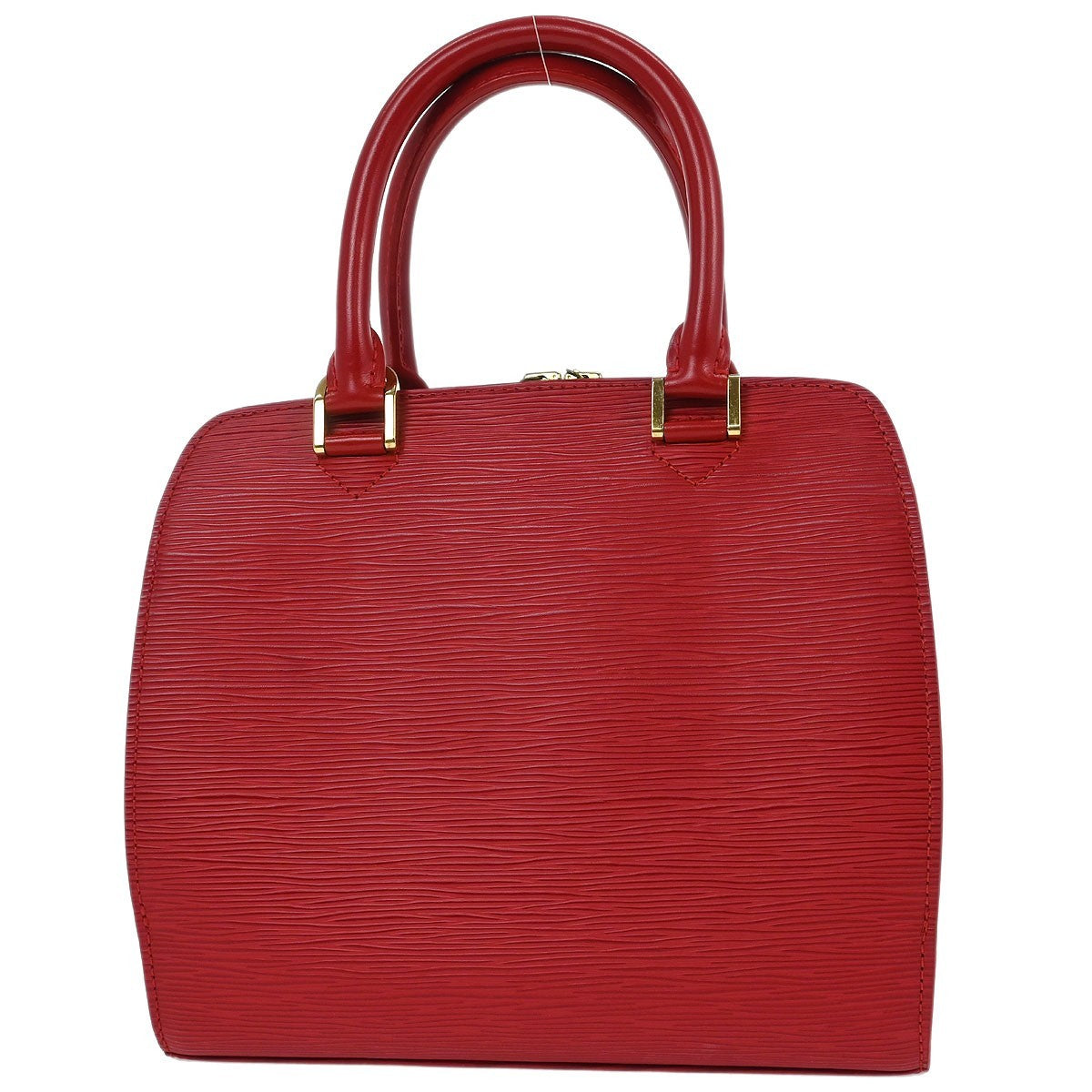 Louis Vuitton Pont Neuf Handbag Epi Leather Red Leather Handbag (Pre-Owned)