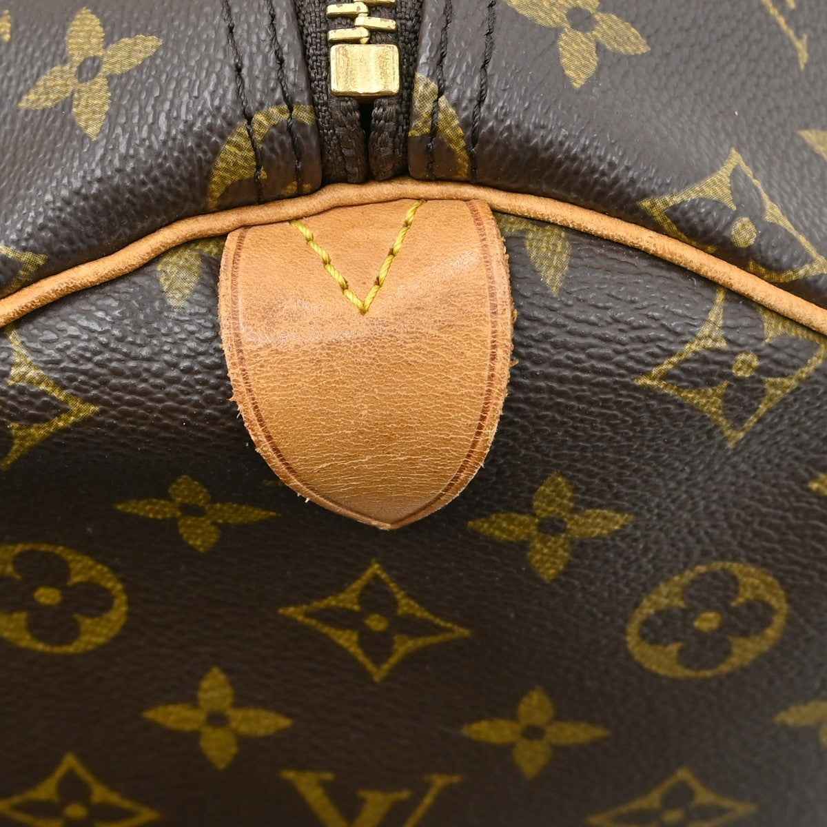 Louis Vuitton Keepall Bag Monogram Canvas Brown Canvas Travel Bag Bag (Pre-Owned)