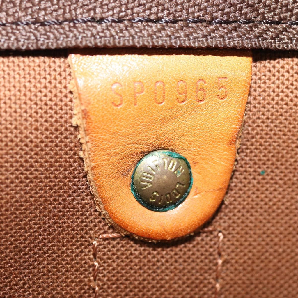 Louis Vuitton Keepall Bag Monogram Canvas Brown Canvas Travel Bag Bag (Pre-Owned)