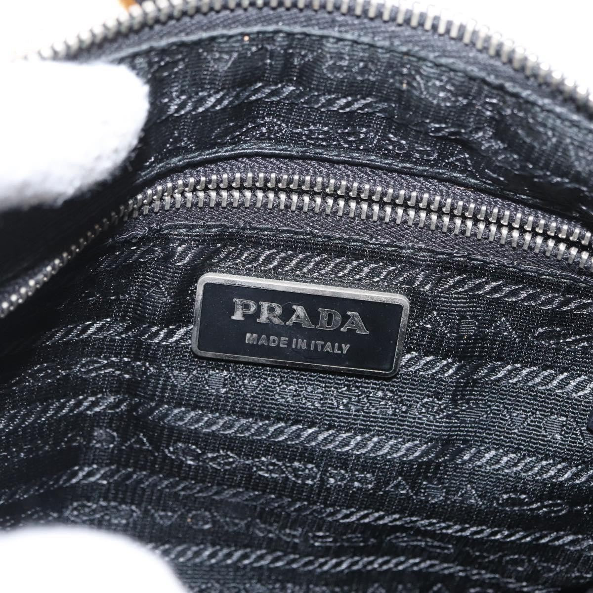 Prada Vintage Shoulder Bag Tessuto Black Nylon Shoulder Bag Bag (Pre-Owned)