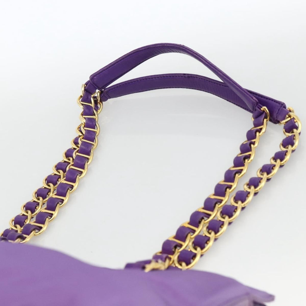 Prada Vintage Shoulder Bag Tessuto Purple Nylon Shoulder Bag Bag (Pre-Owned)