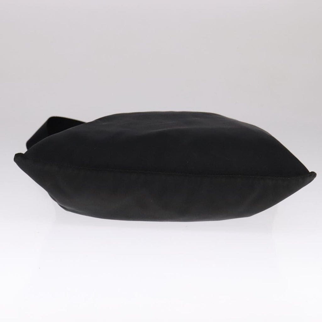 Prada Flat Messenger Bag Tessuto Black Nylon Shoulder Bag Bag (Pre-Owned)