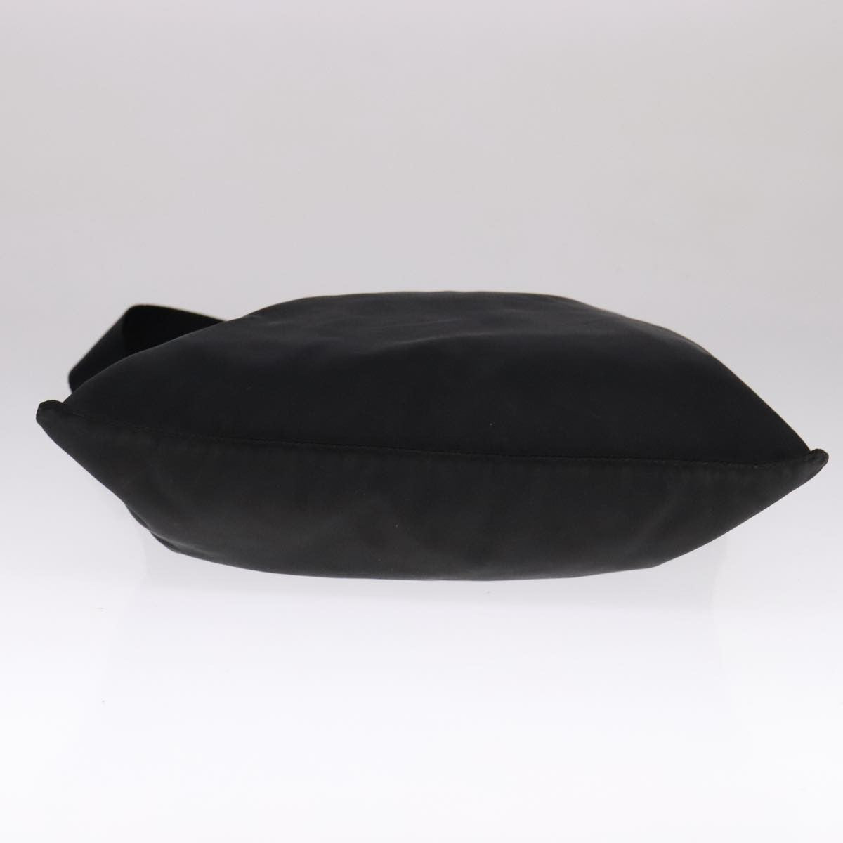 Prada Flat Messenger Bag Tessuto Black Nylon Shoulder Bag Bag (Pre-Owned)