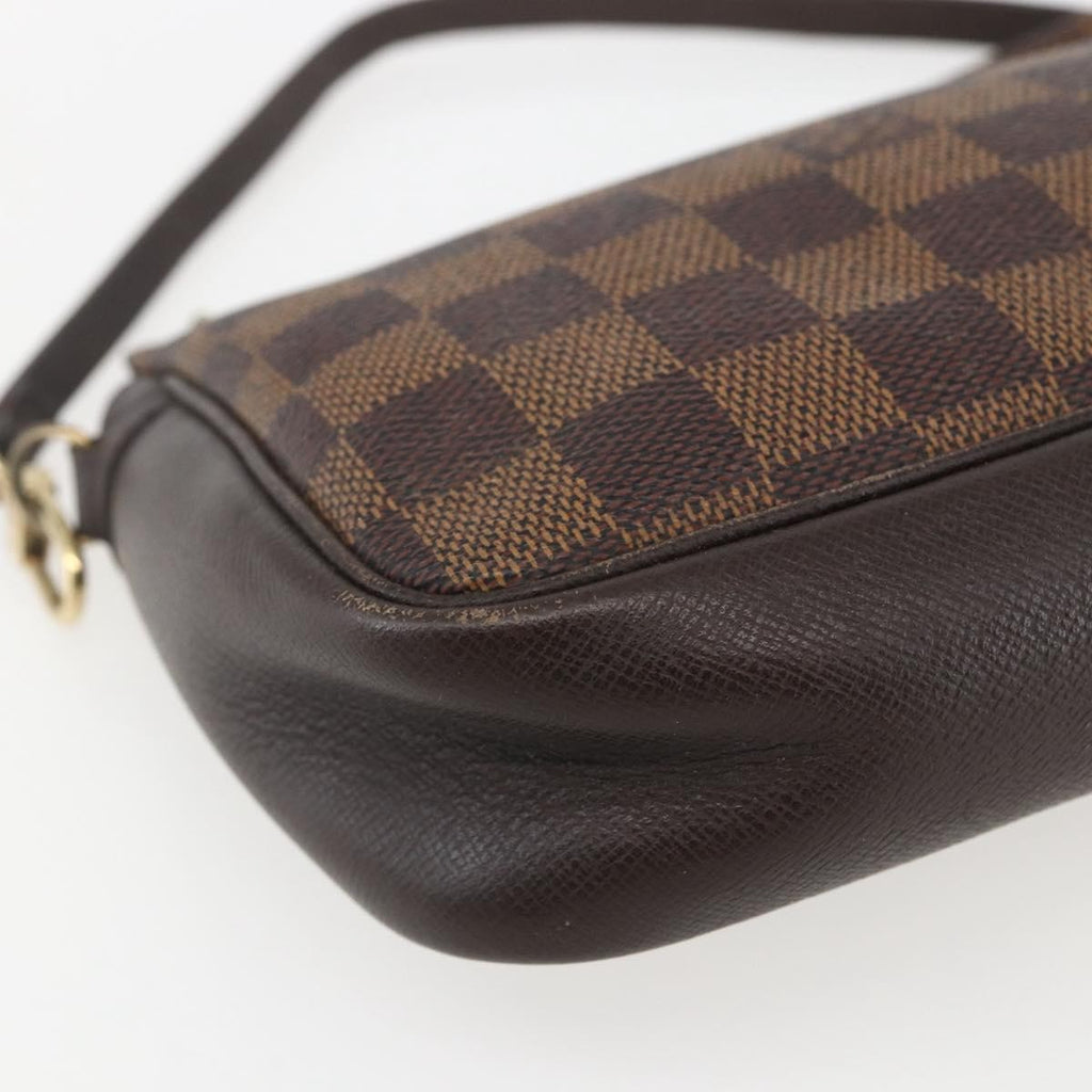 Louis Vuitton Trousse Make Up Bag Damier Canvas Brown Canvas Clutche & Pouche Bag (Pre-Owned)