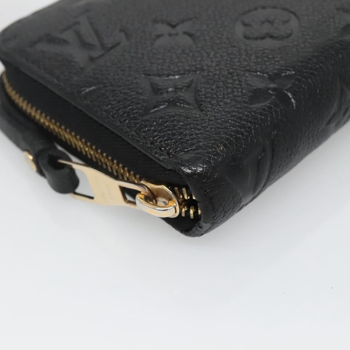 Louis Vuitton Portefeuille Zippy Monogramme Empreinte Monogramme Empreinte Black Leather Wallets Accessory (Pre-Owned)