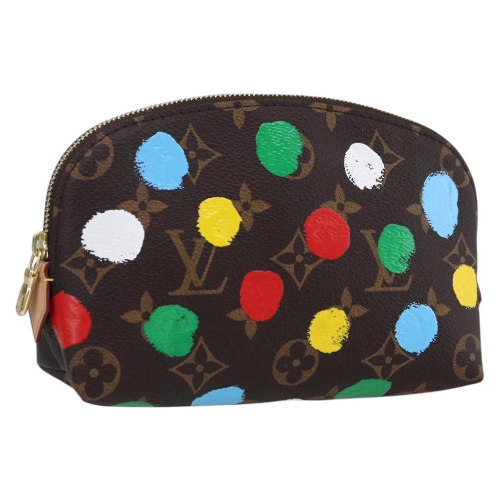 Louis Vuitton Cosmetic Pouch Yayoi Kusama Painted Dots Monogram Canvas Multicolour Canvas Clutche & Pouche Bag (Pre-Owned)