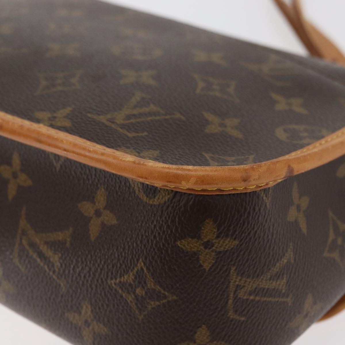 Louis Vuitton Sologne Handbag Monogram Canvas Brown Canvas Shoulder Bag Bag (Pre-Owned)