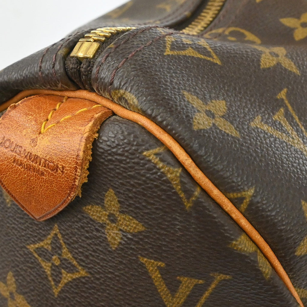 Louis Vuitton Keepall Bag Monogram Canvas Brown Canvas Travel Bag Bag (Pre-Owned)