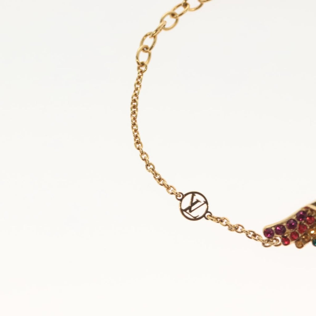Louis Vuitton Essential V California Dreaming Bracelet Metal With Crystals Gold Metal Bracelet Jewelry (Pre-Owned)