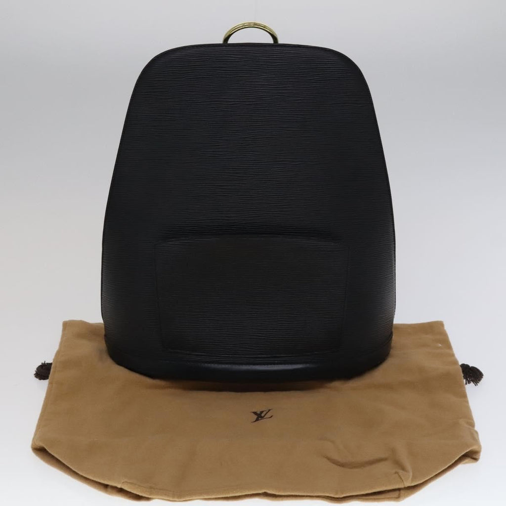 Louis Vuitton Gobelins Backpack Epi Leather Black Leather Backpack Bag (Pre-Owned)