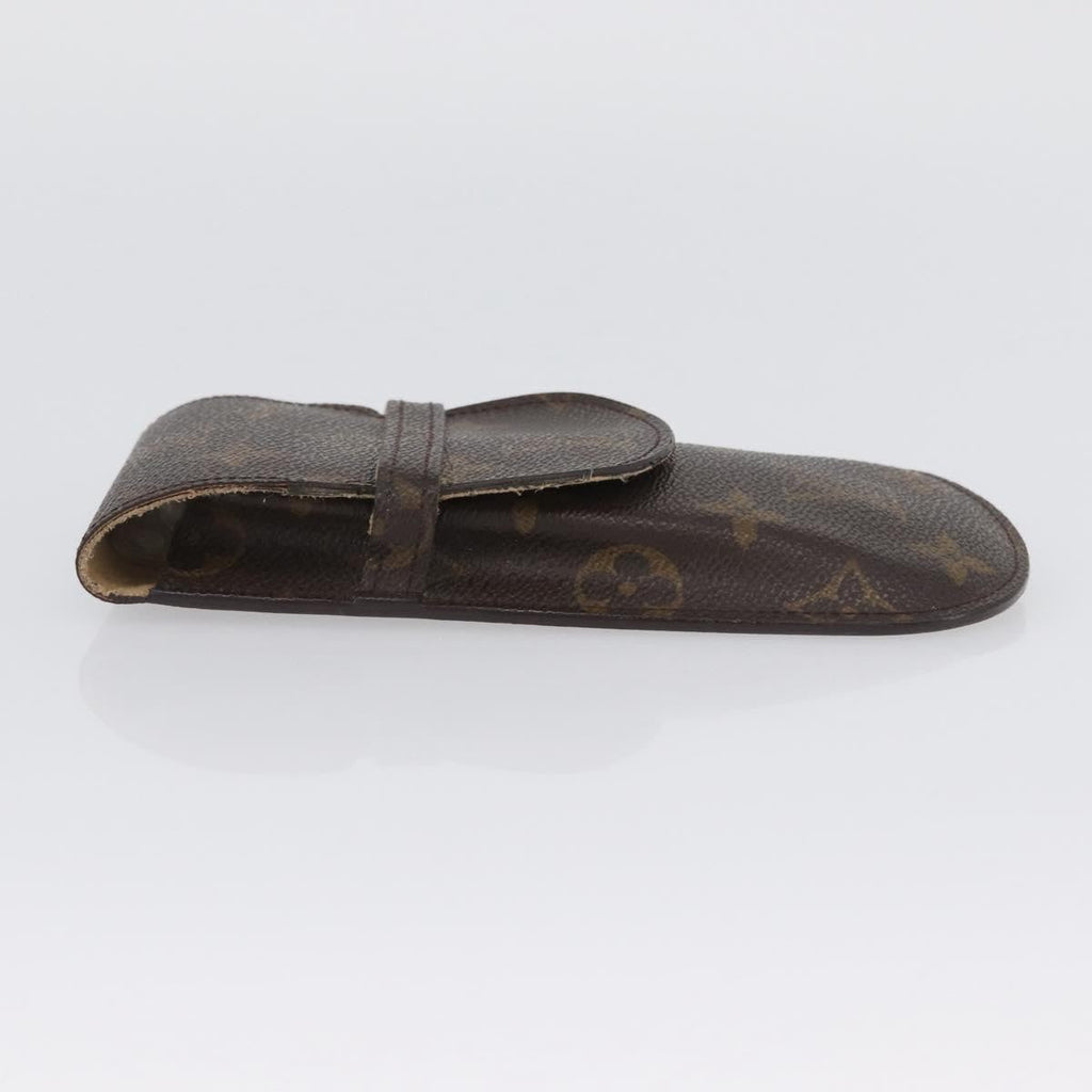 Louis Vuitton Etui À Lunette Canvas Brown Canvas Wallets Accessory (Pre-Owned)