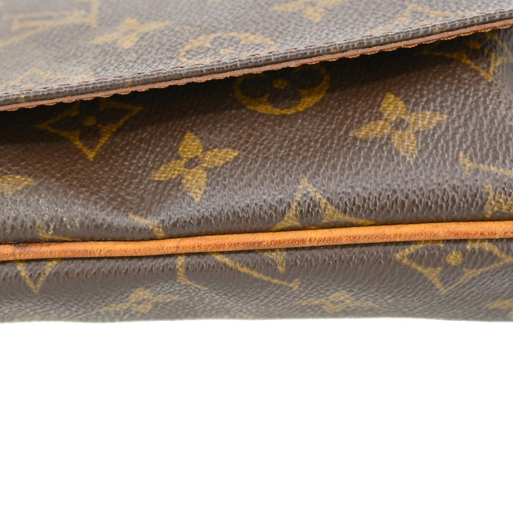 Louis Vuitton Musette Salsa Handbag Monogram Canvas Brown Canvas Shoulder Bag Bag (Pre-Owned)